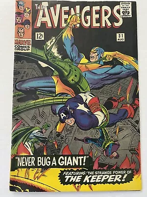 Buy AVENGERS #31 Never Bug A Giant 1966 KEEPER OF THE FLAME APPEARANCE Marvel Comics • 23.66£