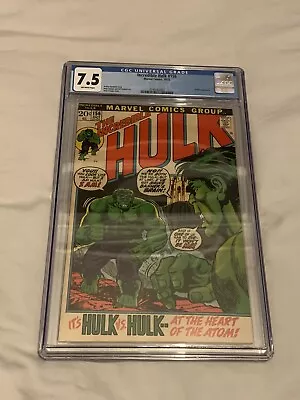 Buy Marvel Comics Incredible Hulk #156 1972 CGC 7.5 BronzeAge 1st App Krylar • 75£