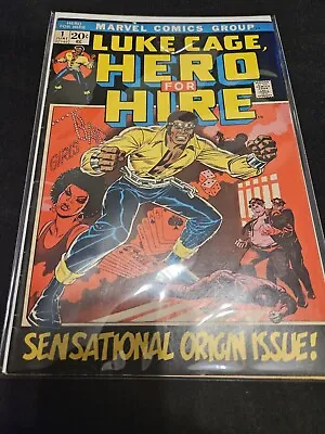 Buy Luke Cage Hero For Hire #1 5.5 🔑 1st App Luke Cage & Diamond Back Marvel Comics • 160.70£
