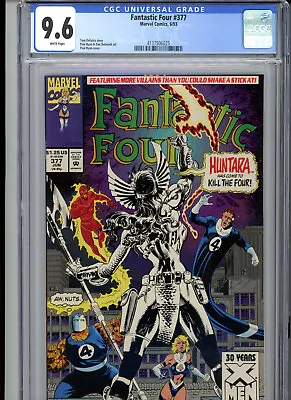 Buy Fantastic Four #377 (1993) Marvel CGC 9.6 White • 52.44£
