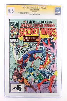 Buy Marvel Super Heroes Secret Wars #3 - Marvel Comics 1984 CGC 9.6 Signed Shooter • 78.27£
