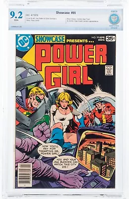 Buy Showcase #99 Power Girl Bronze Age Key 3nd Solo CBCS 9.2 (DC 1978) White Pg🔥cgc • 30.71£
