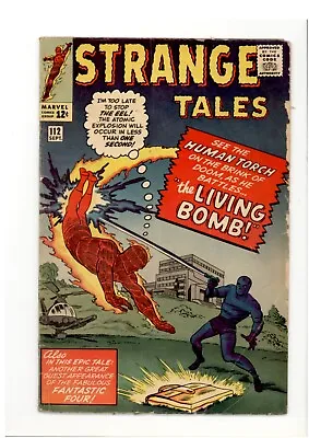 Buy Strange Tales 112 VG-/VG 1st Eel Appearance Human Torch 1963 • 35.62£