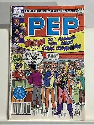 Buy PEP Comic Issue 601 OCT 1989 San Diego Comic Con 20th Annual SDCC Archie Comics  • 15.98£