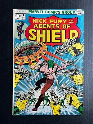 Buy NICK FURY And His AGENTS Of SHIELD #4 August 1973 Vintage Marvel Comics • 15.02£