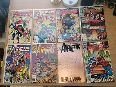 Buy The Avengers Comic Lot Of 8, Various 300-377, See Description For Comics In Lot • 11.85£
