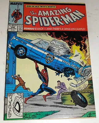 Buy Amazing Spider-man #306 Mcfarlane Classic Action #1 Swipe Vf 1988 • 25.45£