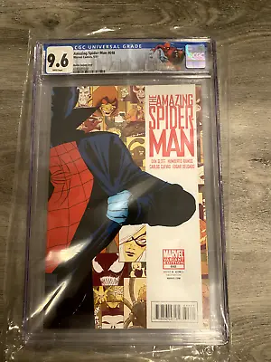 Buy Amazing Spider-Man #648 (2011) 1:25 Marcos Martin Wrap-Around Variant CGC 9.6 • 47£