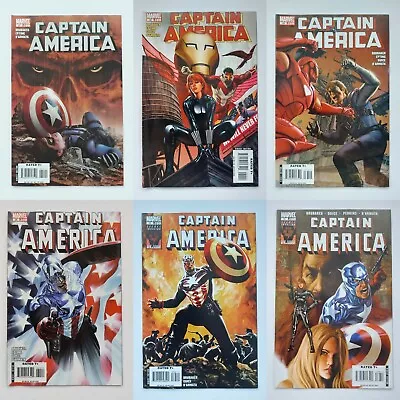 Buy Marvel Comics Captain America #31,32,33,34,35,36. Act 2 Story Arc.  2007/8 • 17.49£