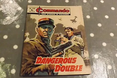 Buy COMMANDO COMIC WAR STORIES IN PICTURES No.1220 DANGEROUS DOUBLE GN2387 • 7.99£