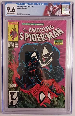 Buy Amazing Spider-Man #316 ~ CGC 9.6 NM+ ~ Marvel 1989 ~ 1st Full Cover App Venom • 239.85£