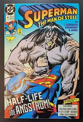 Buy Superman - The Man Of Steel - DC Comic (#4) 1991 (GREAT CONDITION) • 0.99£