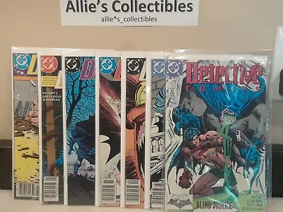 Buy DC Detective Comics Batman Lot 7: 580, 582, 590, 592-594, 599 1987 • 40.93£
