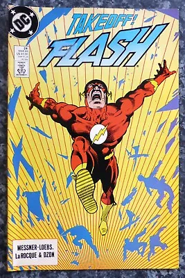 Buy Dc Comic 03/1989 Flash #24 Like A Straw In A Hurricane • 1.75£