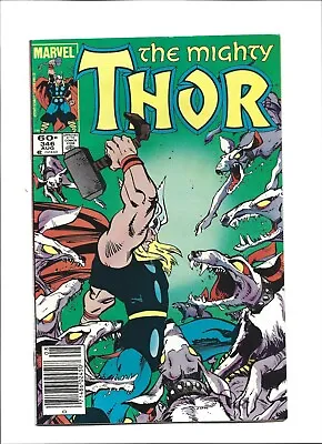 Buy The  Mighty Thor #346 Wild Hunt, Aug 1984 • 2.39£