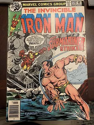 Buy The Invincible Iron Man #120 Marvel Comics 1979 1st App Justin Hammer Namor • 27.67£