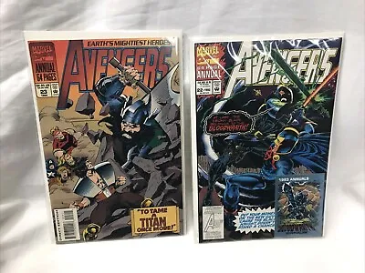 Buy Avengers Annual #22  Blood Wraith  With Trading Card And Avengers Annual #23 • 6.30£
