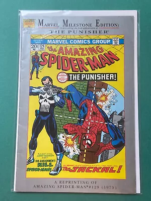 Buy Amazing Spider-Man #129 Marvel Milestone Edition FN (1992) 1st App Punisher Rpnt • 7.99£