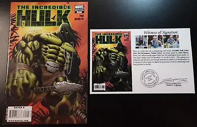 Buy Incredible Hulk (2009) #601 (McGuinness Variant) SIGNED Ariel Olivetti Notarized • 25.33£