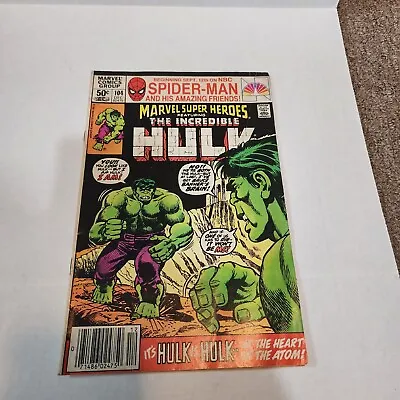 Buy Marvel Super-Heroes Featuring The Incredible Hulk - Issue # 104 - 1981. • 4.83£