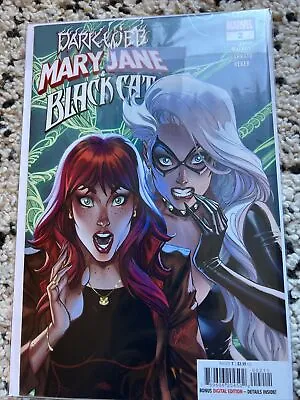 Buy Mary Jane & Black Cat #2 - Dark Web - J Scott Campbell Cover • 10£
