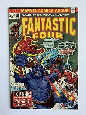 Buy FANTASTIC FOUR #145 (April, 1974)  Marvel VALUE STAMP INTACT VG • 7.99£