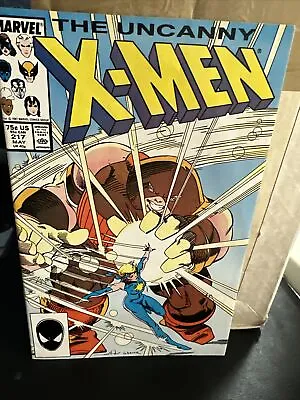 Buy Uncanny X-Men, The #217 (Newsstand) Marvel | Juggernaut Vs Dazzler A1 • 6.72£