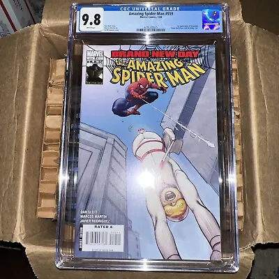 Buy Amazing Spider-Man #559 (2008) Marvel CGC 9.8 White 1st Appearance Of Screwball! • 87.91£