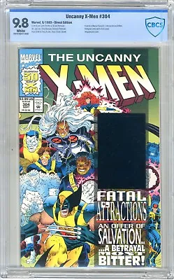 Buy Uncanny X-Men  #304  CBCS  9.8  NMMT   White Pgs  9/93  Funeral Of Illyana Raspu • 146.26£
