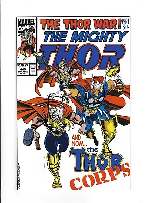 Buy Thor #440  1st Thor Corps, Beta Ray Bill, LOVE & THUNDER, 9.4 NM, Marvel • 23.78£