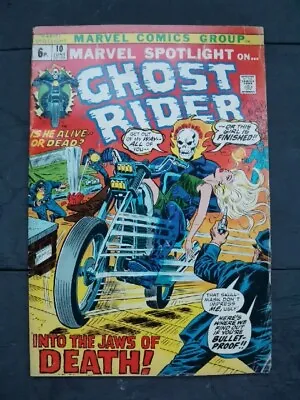 Buy Marvel Spotlight On Ghost Rider #10,Key! 1973 Marvel Comics. Good  + Condition.  • 3.50£