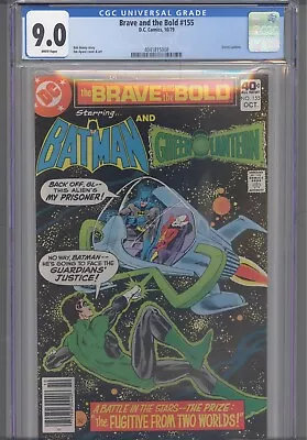 Buy Brave And The Bold #155 CGC 9.0 1979 DC Comics Green Lantern App • 35.54£