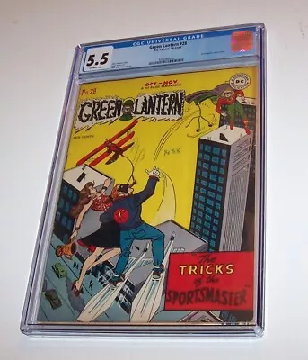 Buy Green Lantern #28 - DC 1947 Golden Age Issue - FN- 5.5 - 1st App Sportsmaster • 1,346.19£