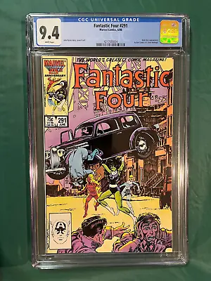 Buy Fantastic Four #291 CGC 9.4 1986 Action Comics #1 Cover Homage She-Hulk Nice! • 33.99£