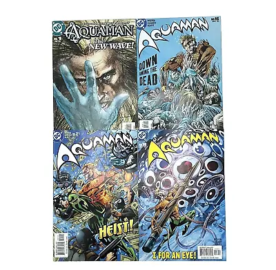 Buy AQUAMAN #1, 16, 18, 21 4 DC Comics 2003-04 Keys 1st App Aquagirl, Eel, Marquez • 41.90£