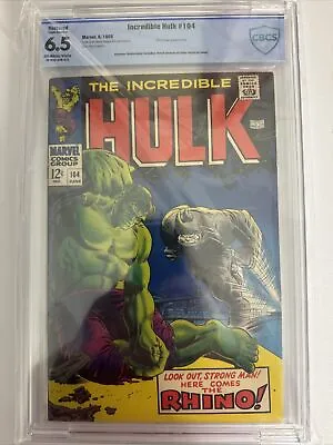 Buy The Incredible Hulk 104 CBCs 6.5 Blue Label Small Color Touch Restoration • 71.16£
