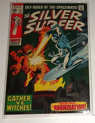 Buy Silver Surfer #12 Buscema Classic Vf 7.5/8.0 1970 • 58.11£