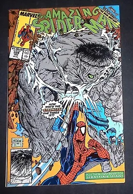 Buy Amazing Spider Man #328 Spiderman Vs Hulk Marvel USA 1990 Last Todd McFarlane • 19.05£