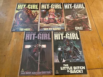 Buy Hit Girl #1 - #5 (full Set - Icon Comics - Mark Millar - John Romita Jr. - 2012) • 20£