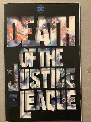 Buy Justice League 75 (June 2022)  The Final Issue, Special Acetate Cover • 4.70£
