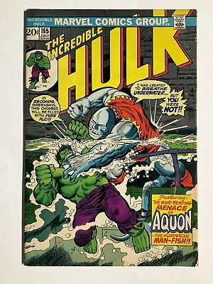Buy Incredible Hulk 165 Fn/vf Fine/very Fine 7.0 Marvel  • 11.85£