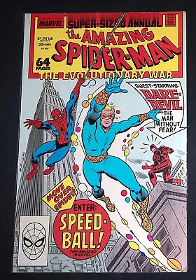 Buy Amazing Spider-Man Annual #22 Marvel Comics 1st Appearance Of Speedball VF- • 49.99£
