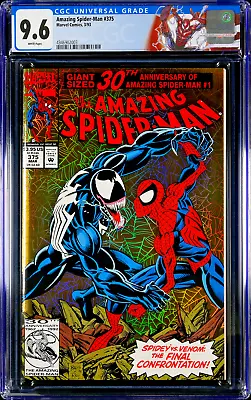 Buy Amazing Spider-Man #375 (1993) CGC 9.6, Custom! Mint Case! 1st App Anne Weying! • 71.92£