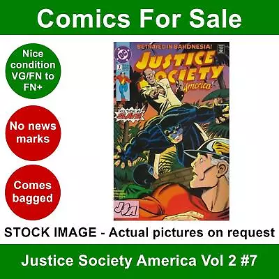 Buy DC Justice Society America Vol 2 #7 Comic - VG/FN+ 01 Feb 1993 • 3.99£