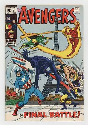 Buy Avengers #71 VG- 3.5 1969 1st App. Invaders • 38.57£