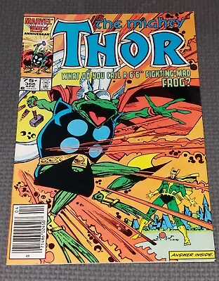 Buy THE MIGHTY THOR #366 (1986) Newsstand Variant 1st Throg Cover Marvel Simonson • 23.79£