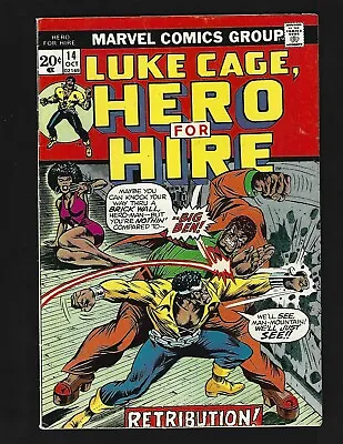 Buy Hero For Hire #14 FN Graham Origin Luke Cage Power Man 1st Big Ben Donovan • 7.91£
