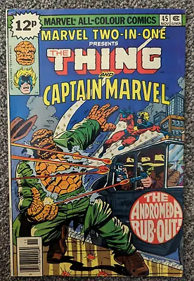 Buy Marvel Two In One 45. 1978.  Featuring The Thing & Captain Marvel • 2.50£
