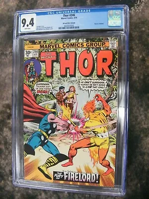 Buy Thor #246 30 Cent Price Variant CGC 9.4 • 275.92£