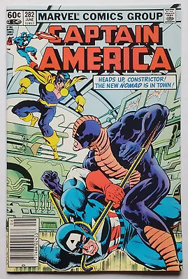 Buy Captain America #282 -Marvel 1983 - KEY! - Jack Monroe As Nomad - Newsstand - HG • 18.46£